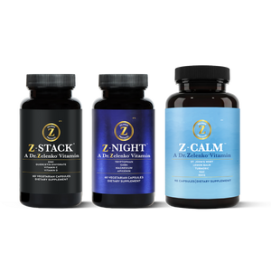 Z-Stack®, Z-Night and Z-Calm™ Dietary Supplement for Calm, sleep, focused days and immune support
