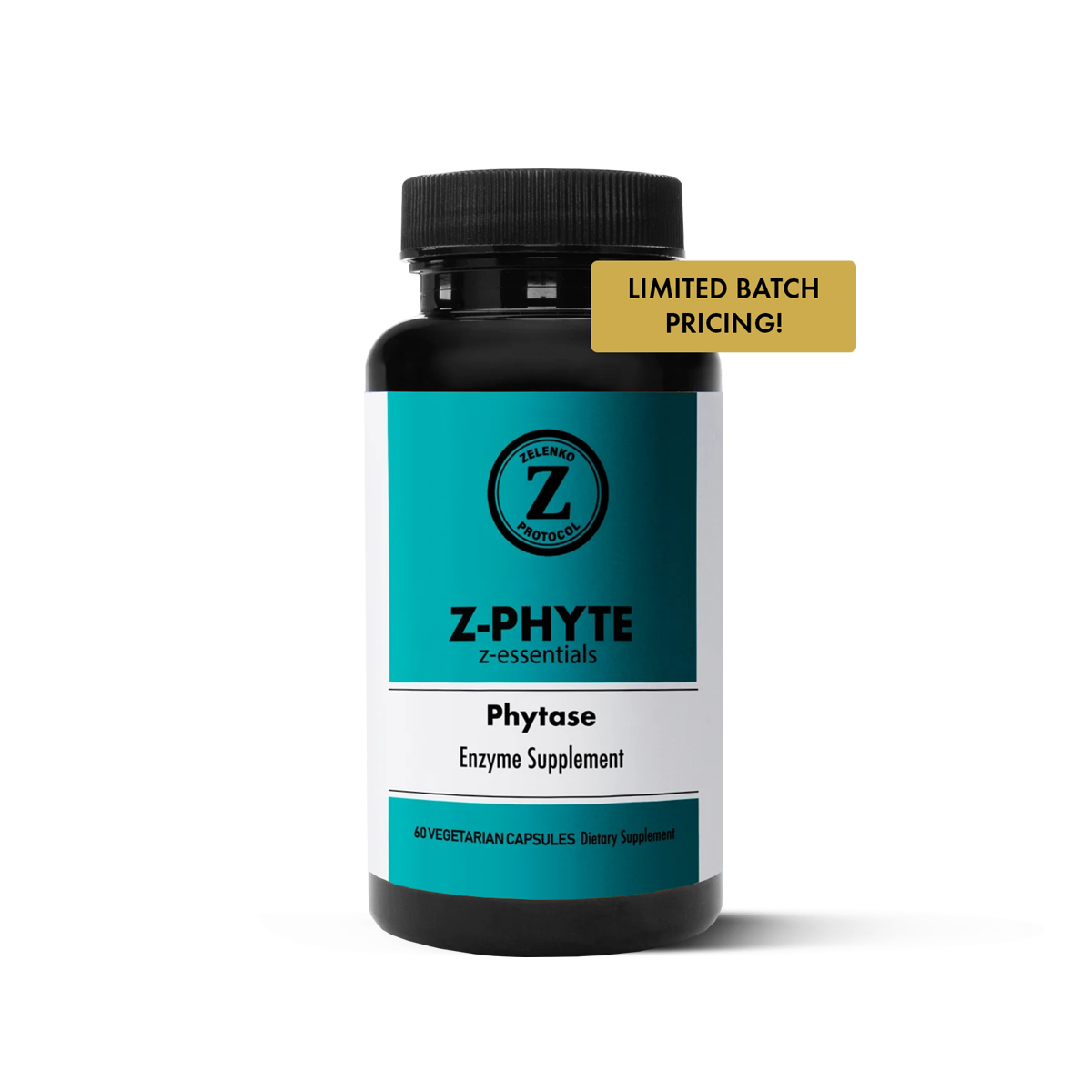 Zelenko Z-Phyte™ dietary supplement supports efficient digestion and helps unlock essential minerals, including zinc, iron, calcium, and magnesium